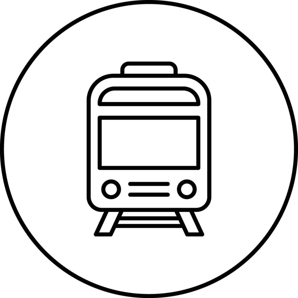 icono de vector de tren