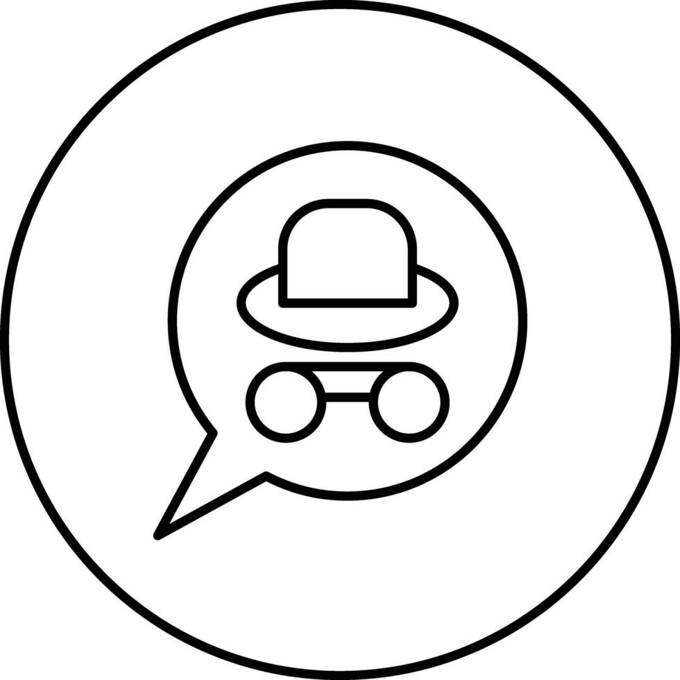 Chat Spyware Vector Icon