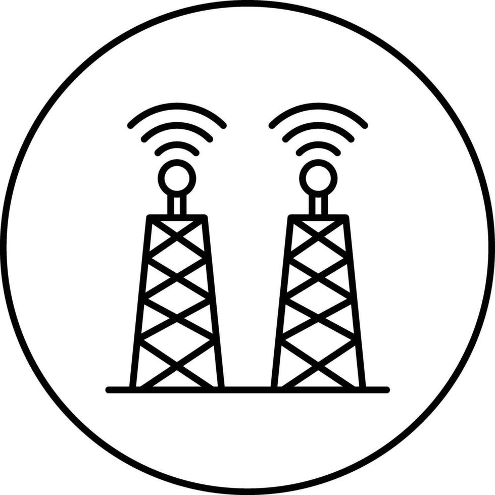 icono de vector de torre