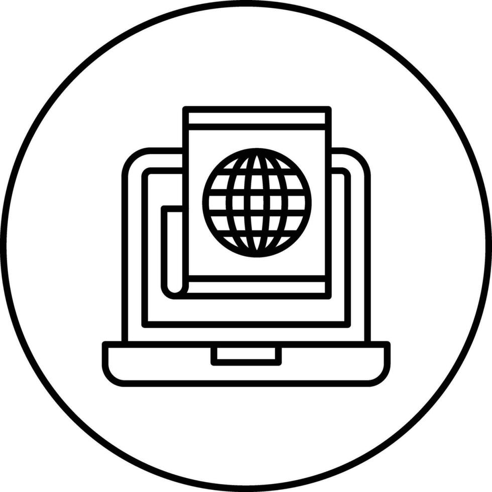 News Portal Vector Icon