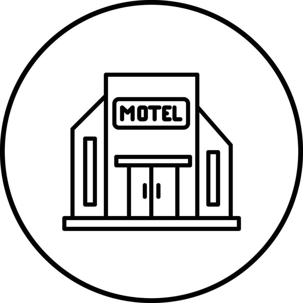 motel vector icono