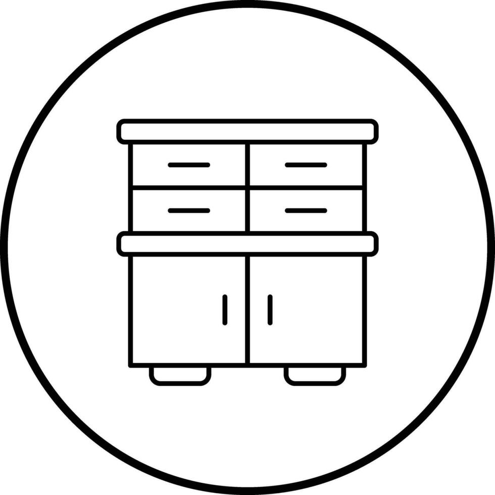 Cabinet Vector Icon