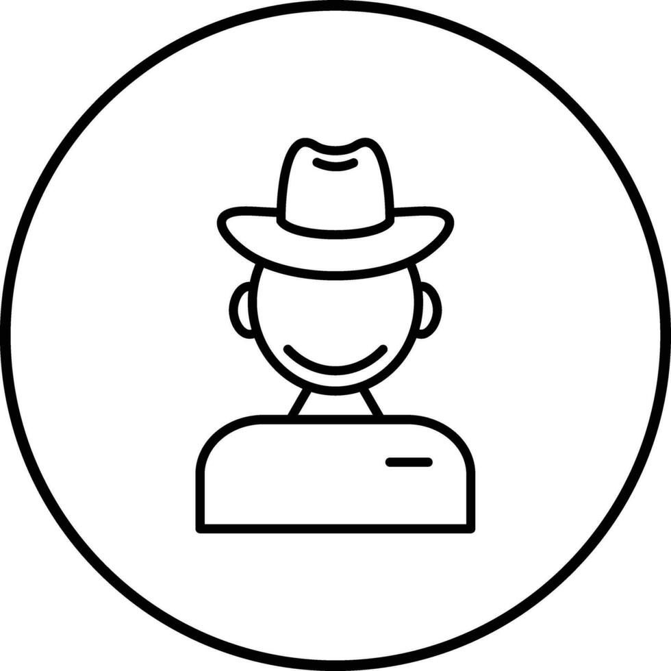 vaquero vector icono