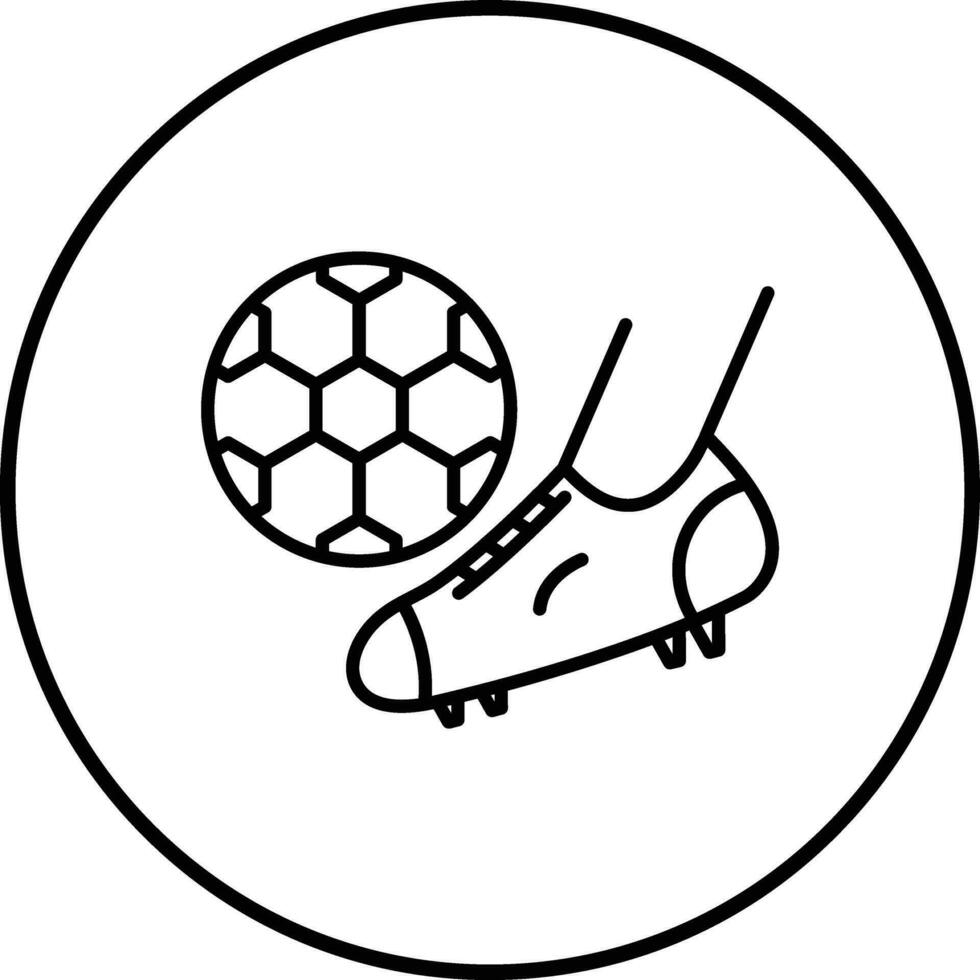fútbol gratis patada vector icono