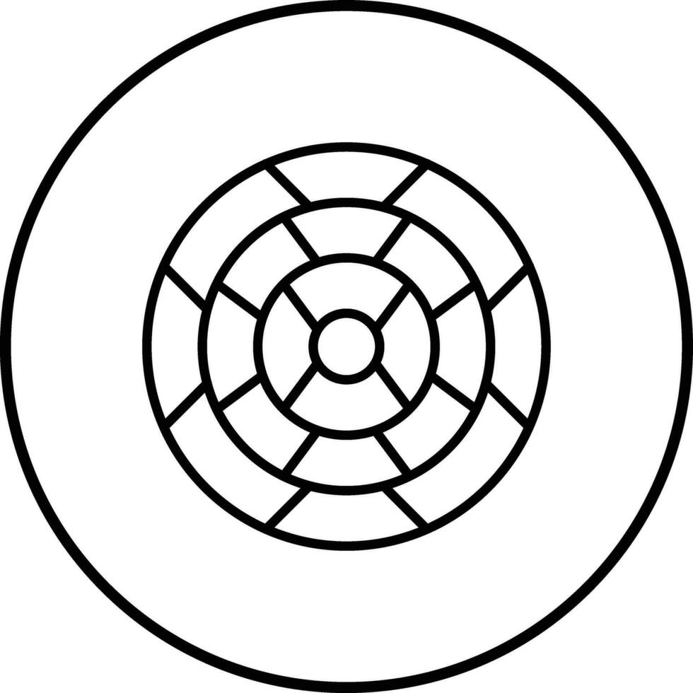 Dartboard Vector Icon