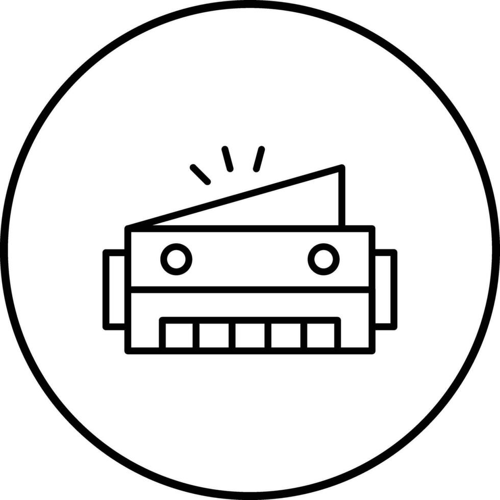Harmonica Vector Icon