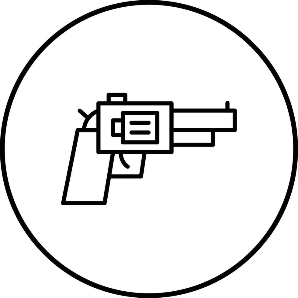 Revolver Vector Icon