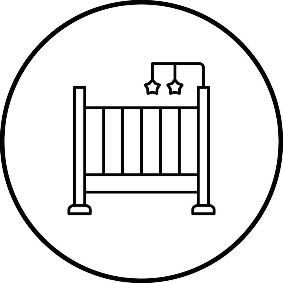 Crib Vector Icon
