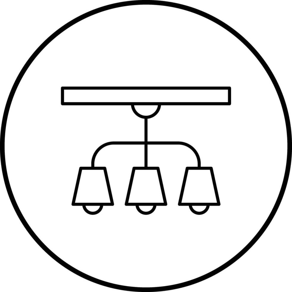 Ceiling Lamp Vector Icon