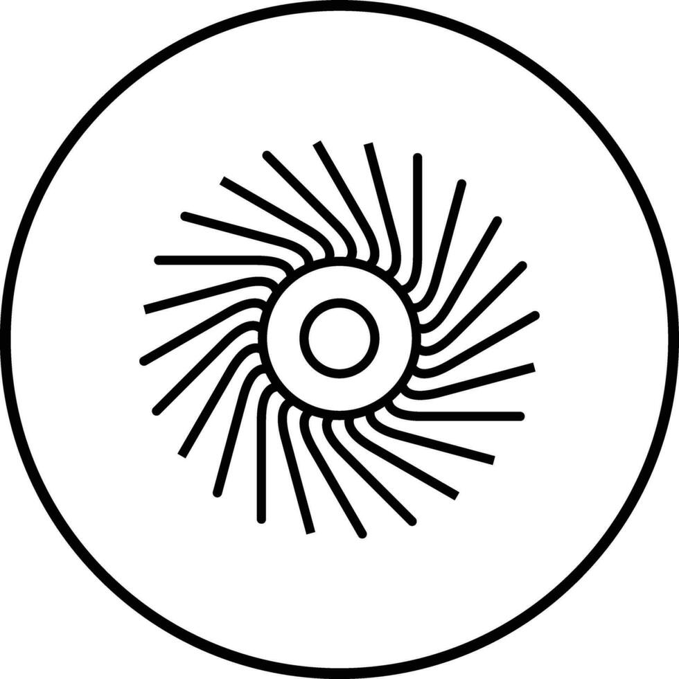 Black Hole Vector Icon