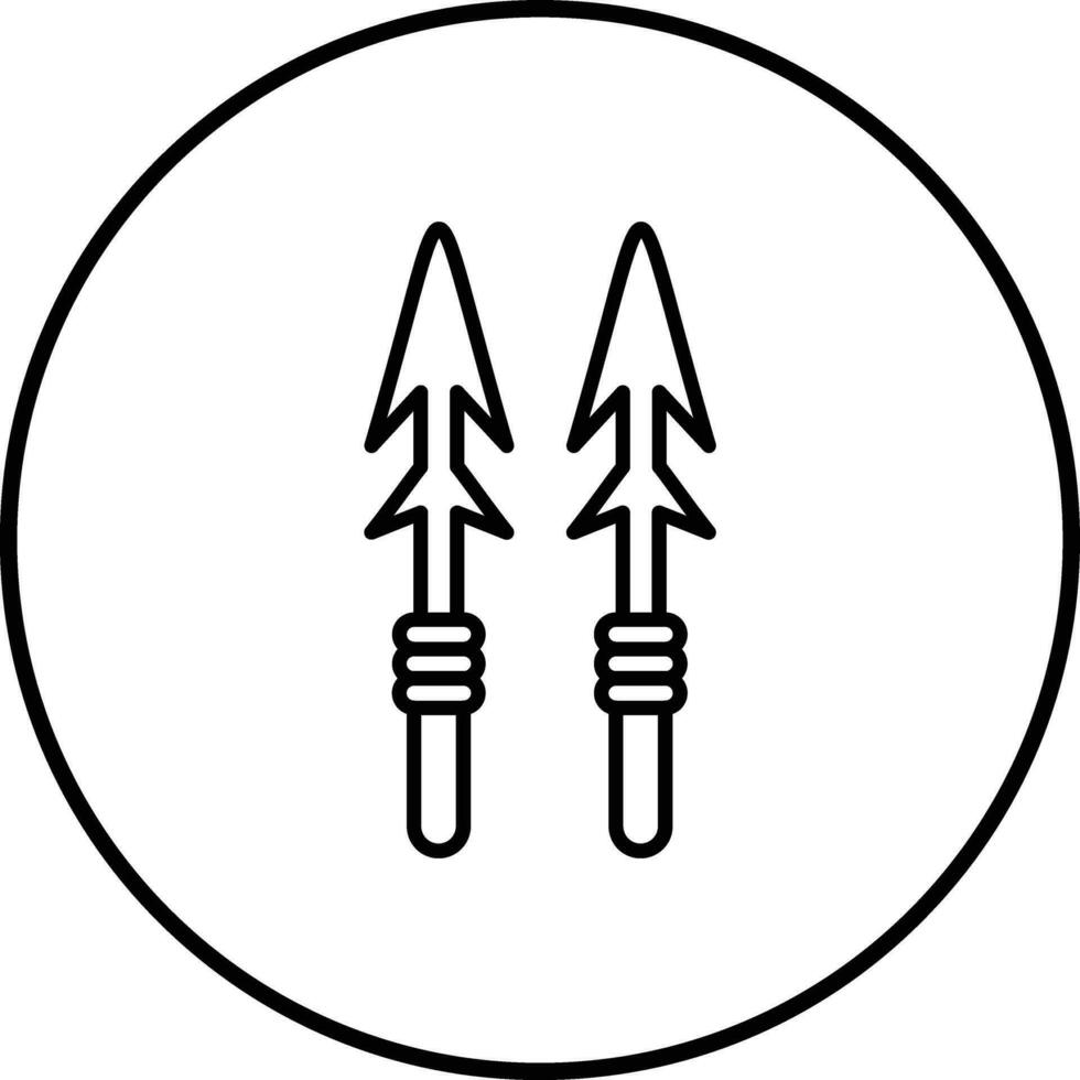 arpón vector icono