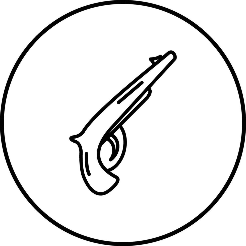 Pirate Gun Vector Icon