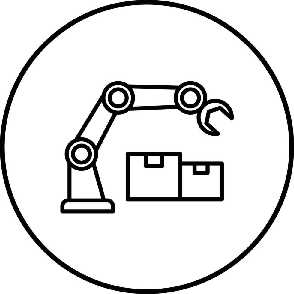 Robot Arm Vector Icon