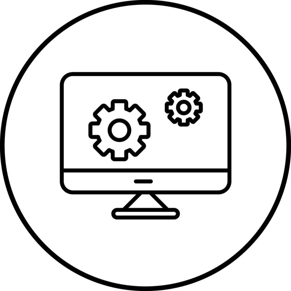 Cad Engineering Vector Icon