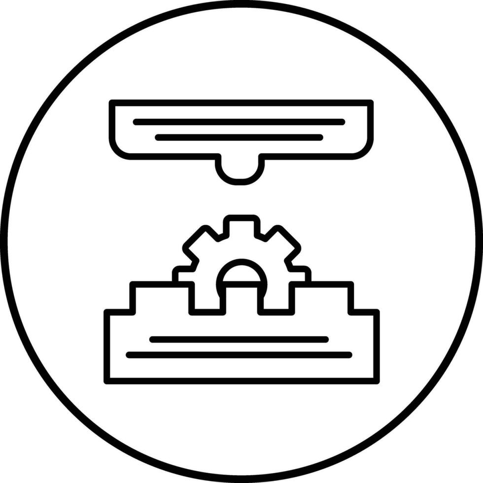 Engineering Printer Vector Icon