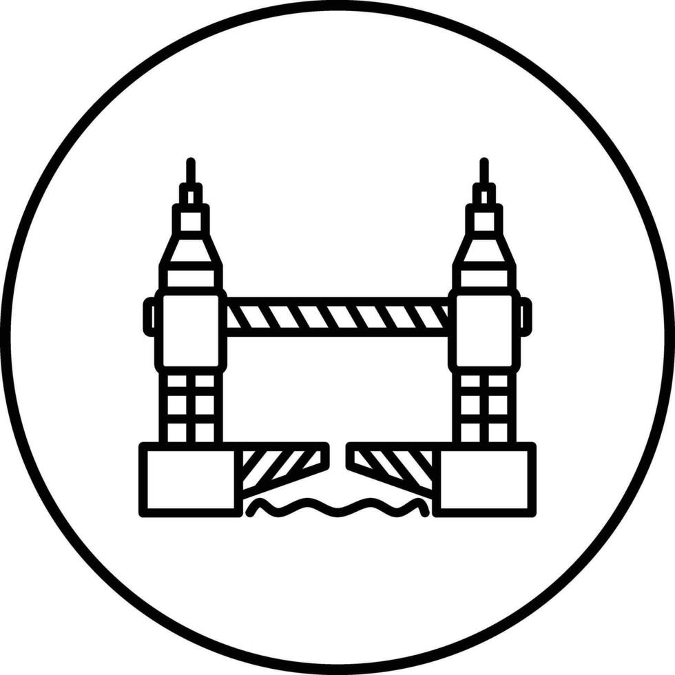 Tower Bridge Vector Icon