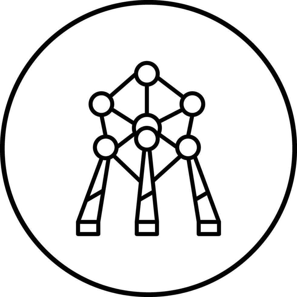 Atomium Vector Icon
