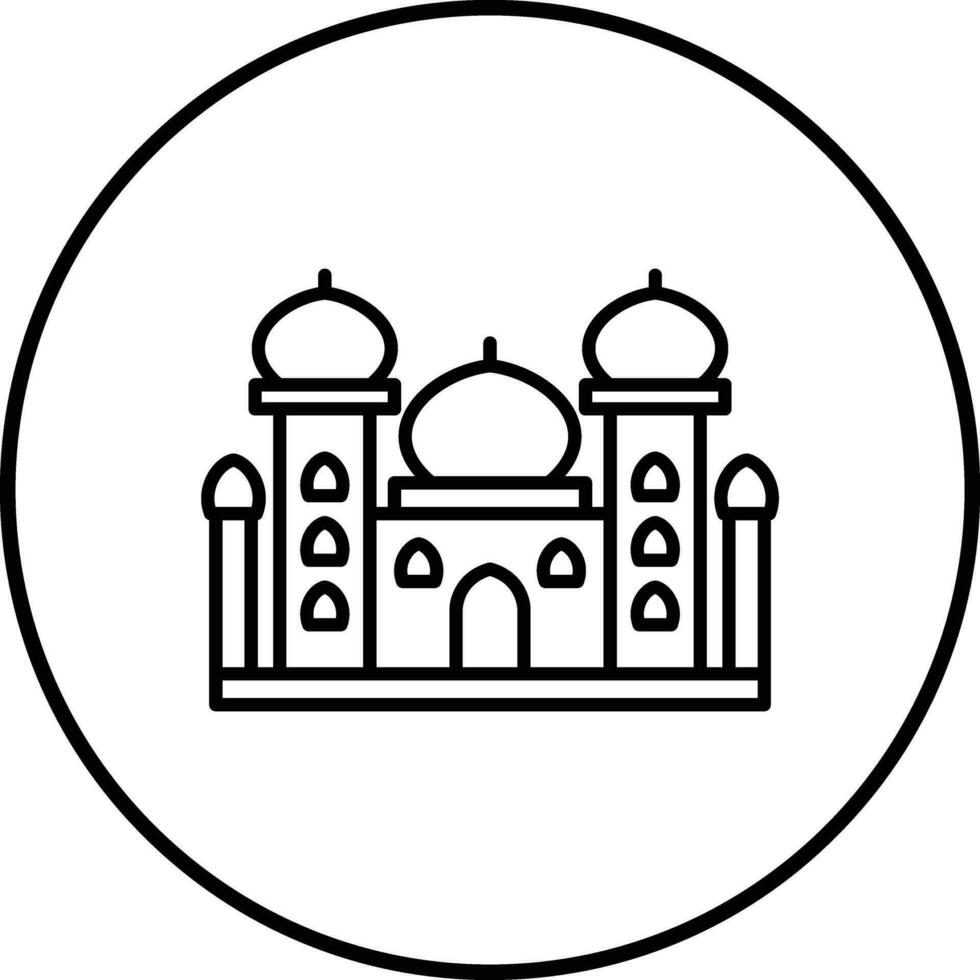 Taj Mahal Vector Icon