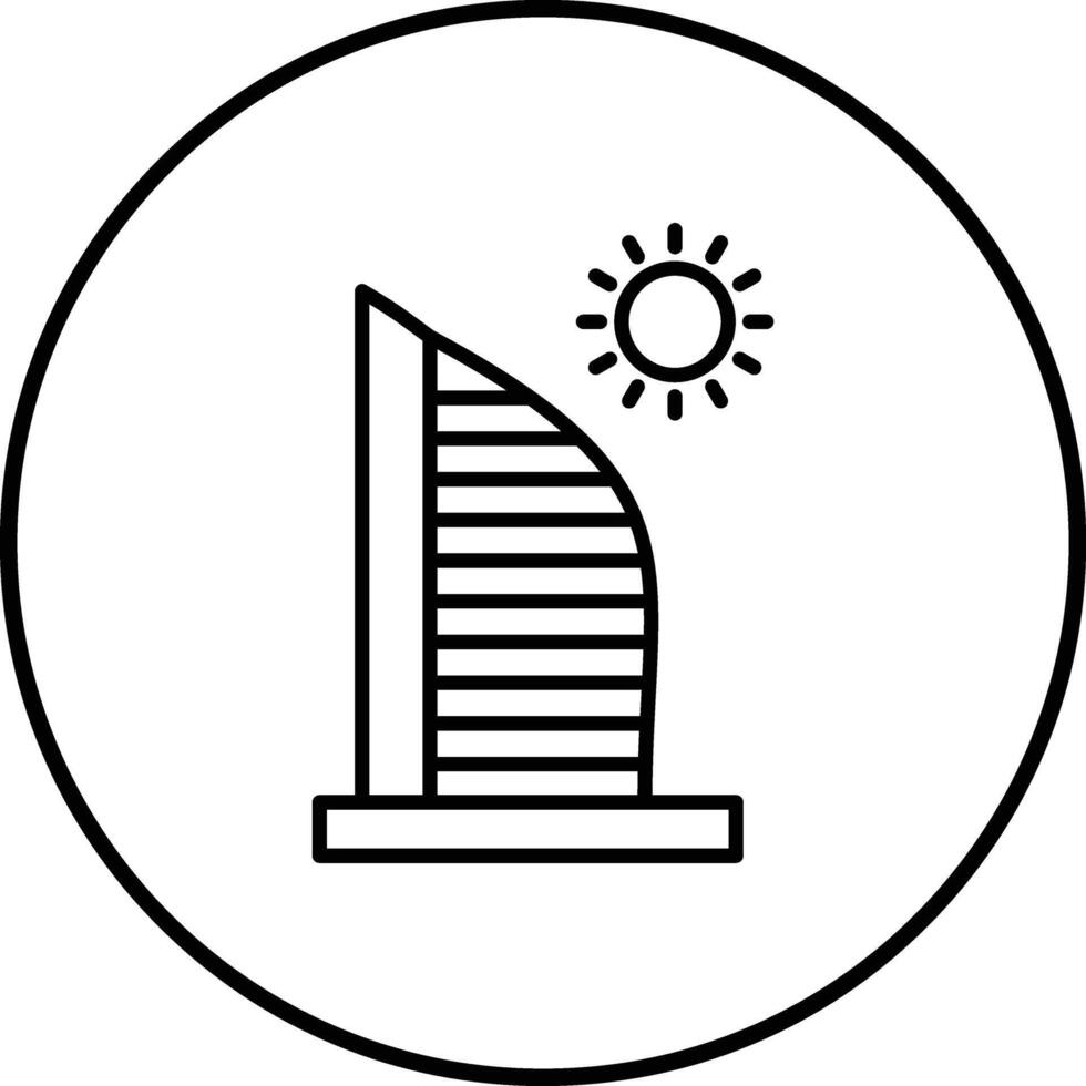 Burj al Arab Vector Icon