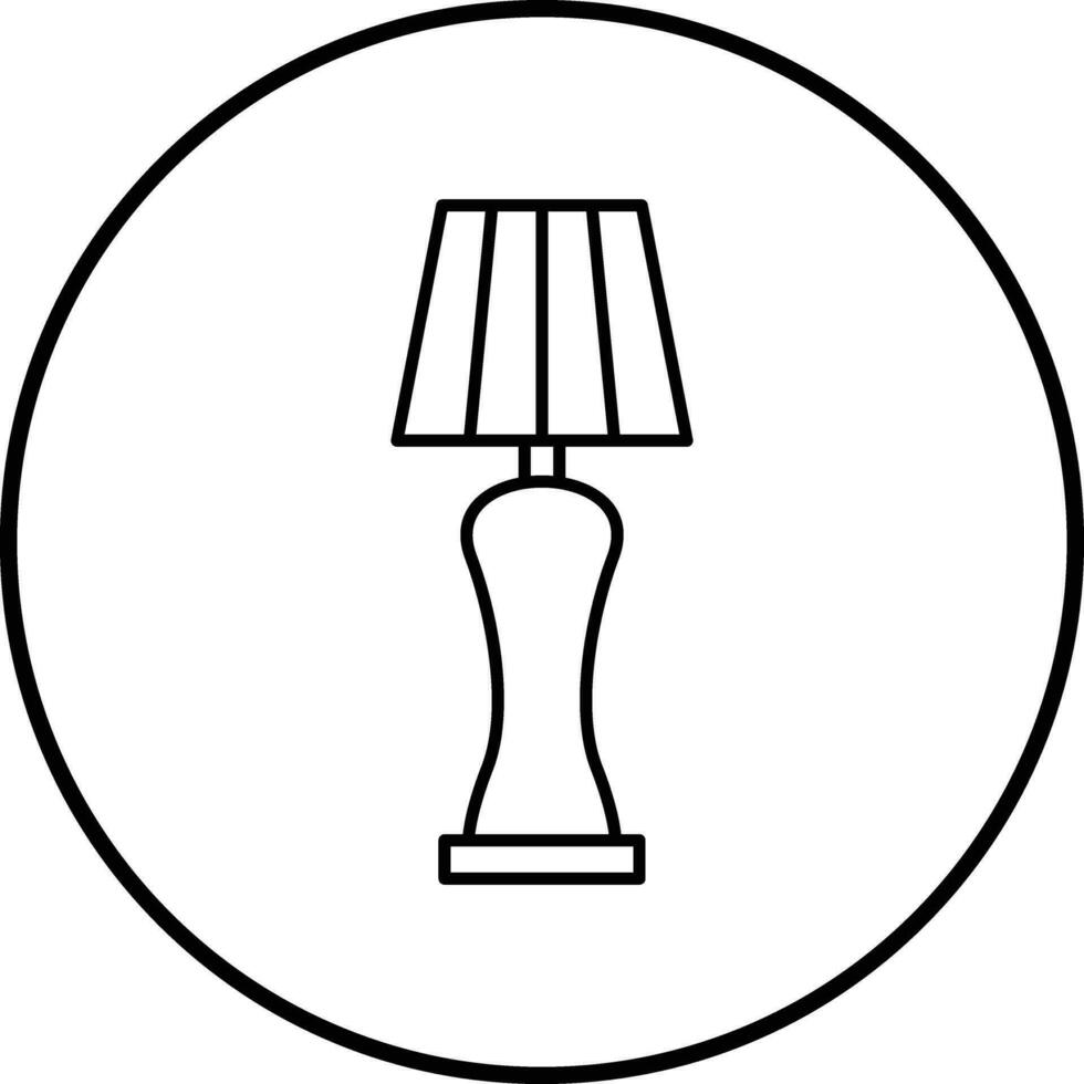 Floor Lamp Vector Icon