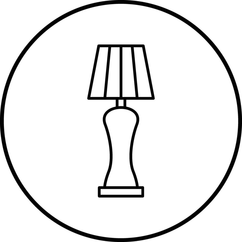 Floor Lamp Vector Icon