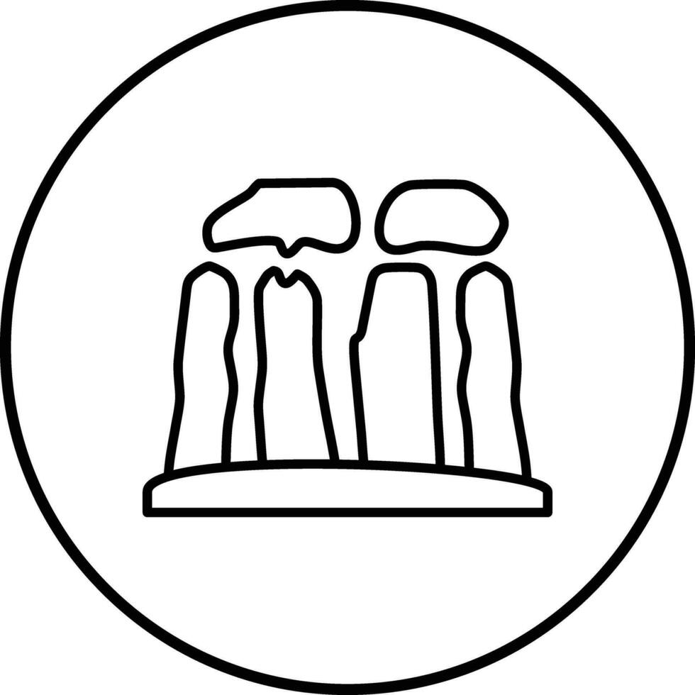 Stonehenge vector icono