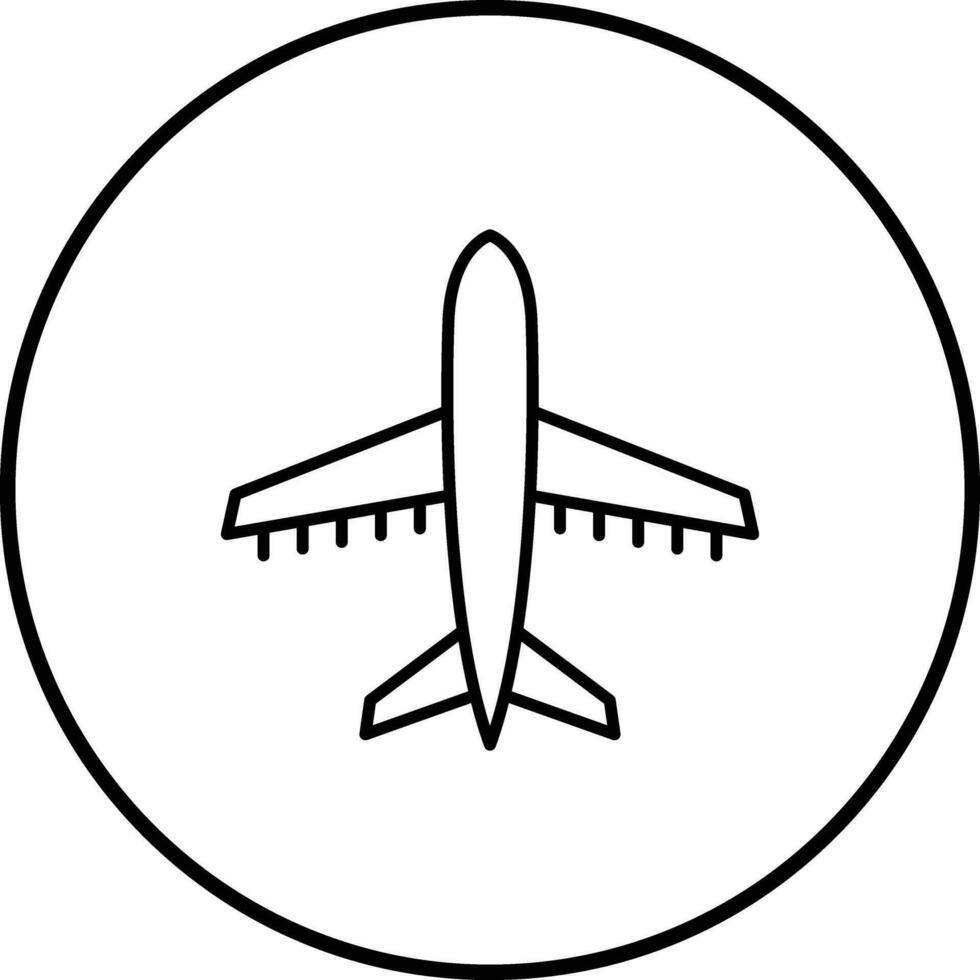 icono de vector de avion