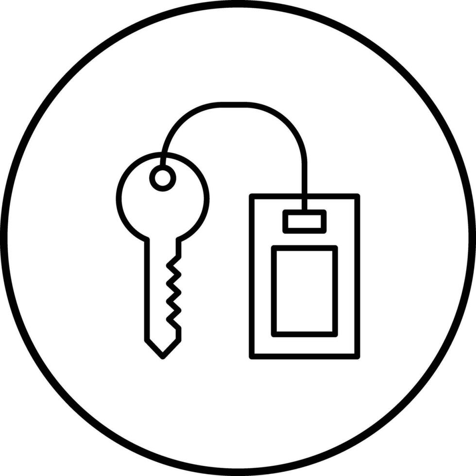 Hotel Key Vector Icon