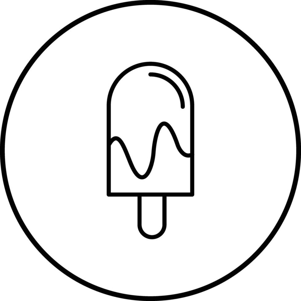 icono de vector de helado