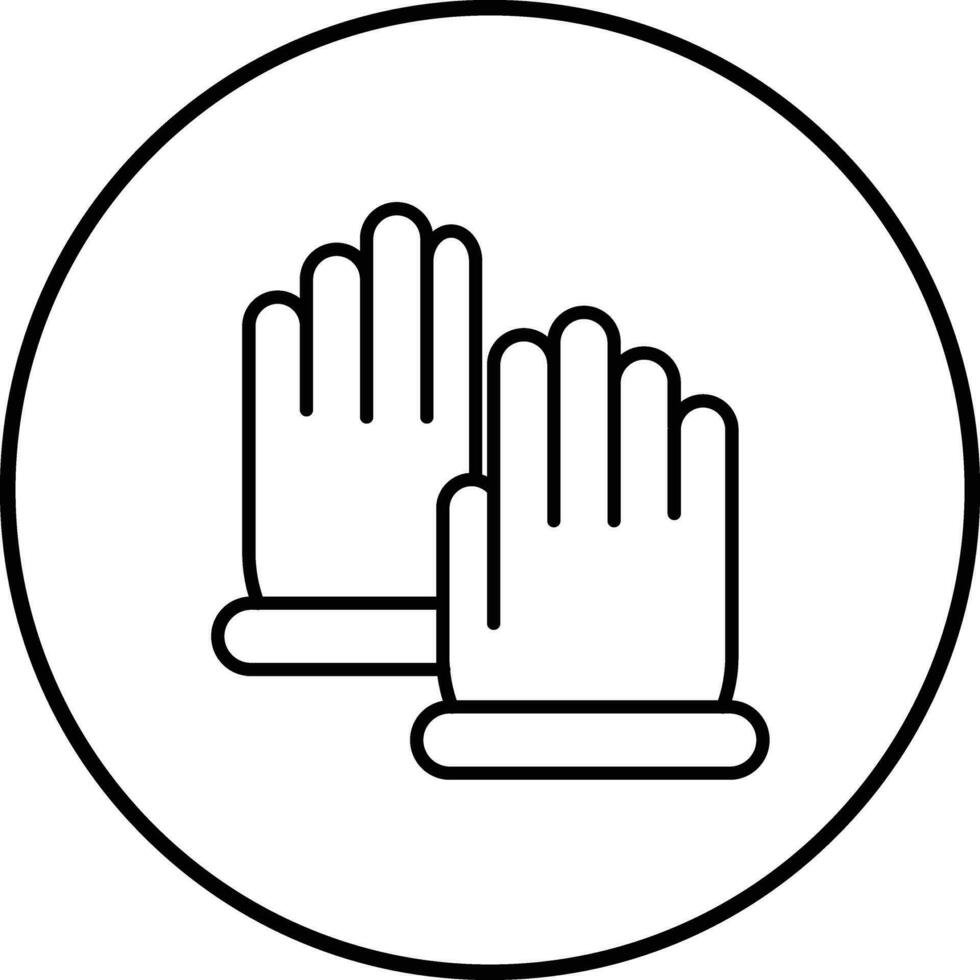 Cleaning Gloves Vector Icon