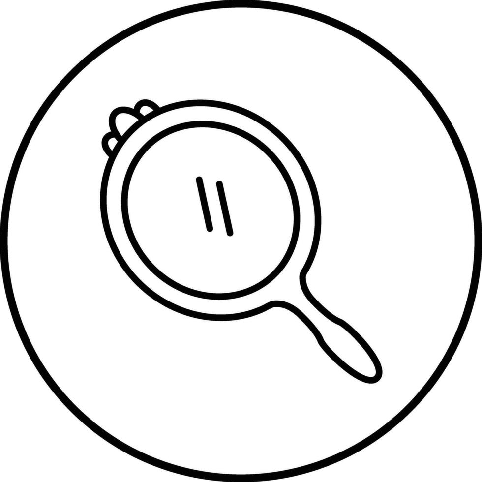 Hand Mirror Vector Icon