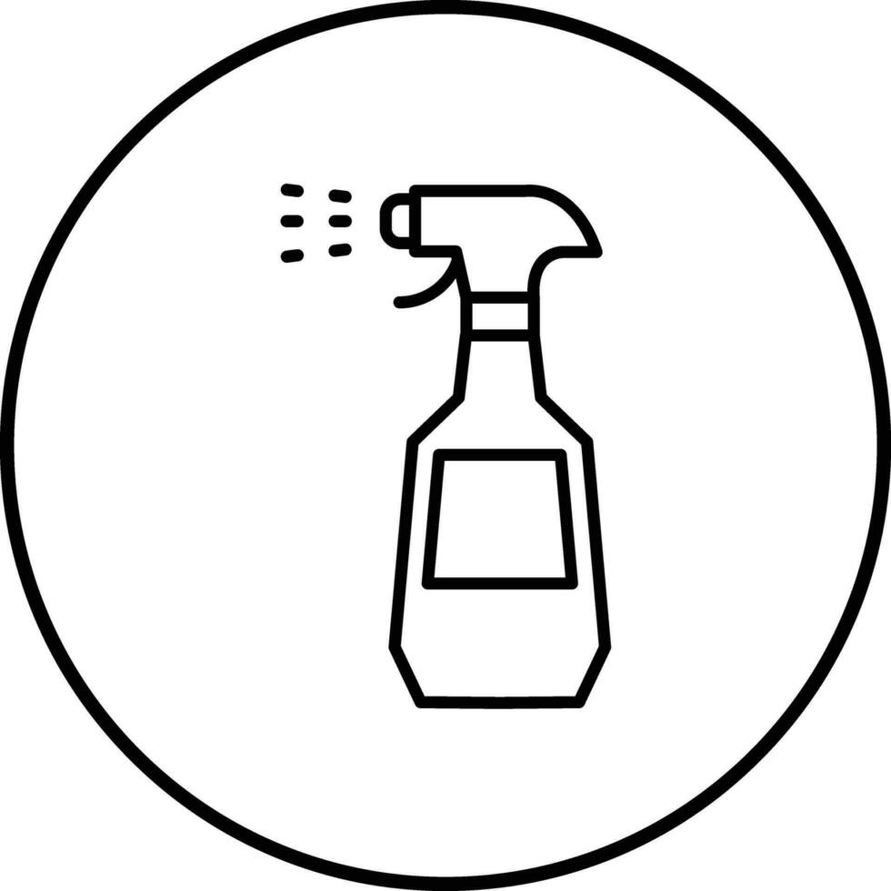 icono de vector de spray de limpieza