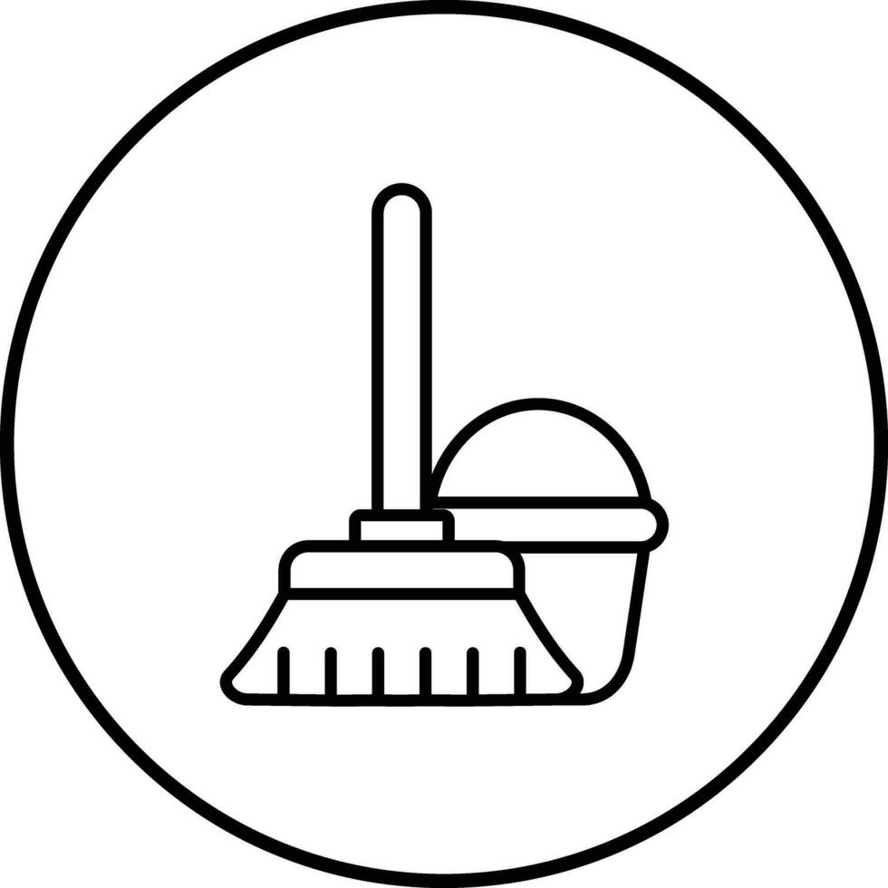 Mop Vector Icon