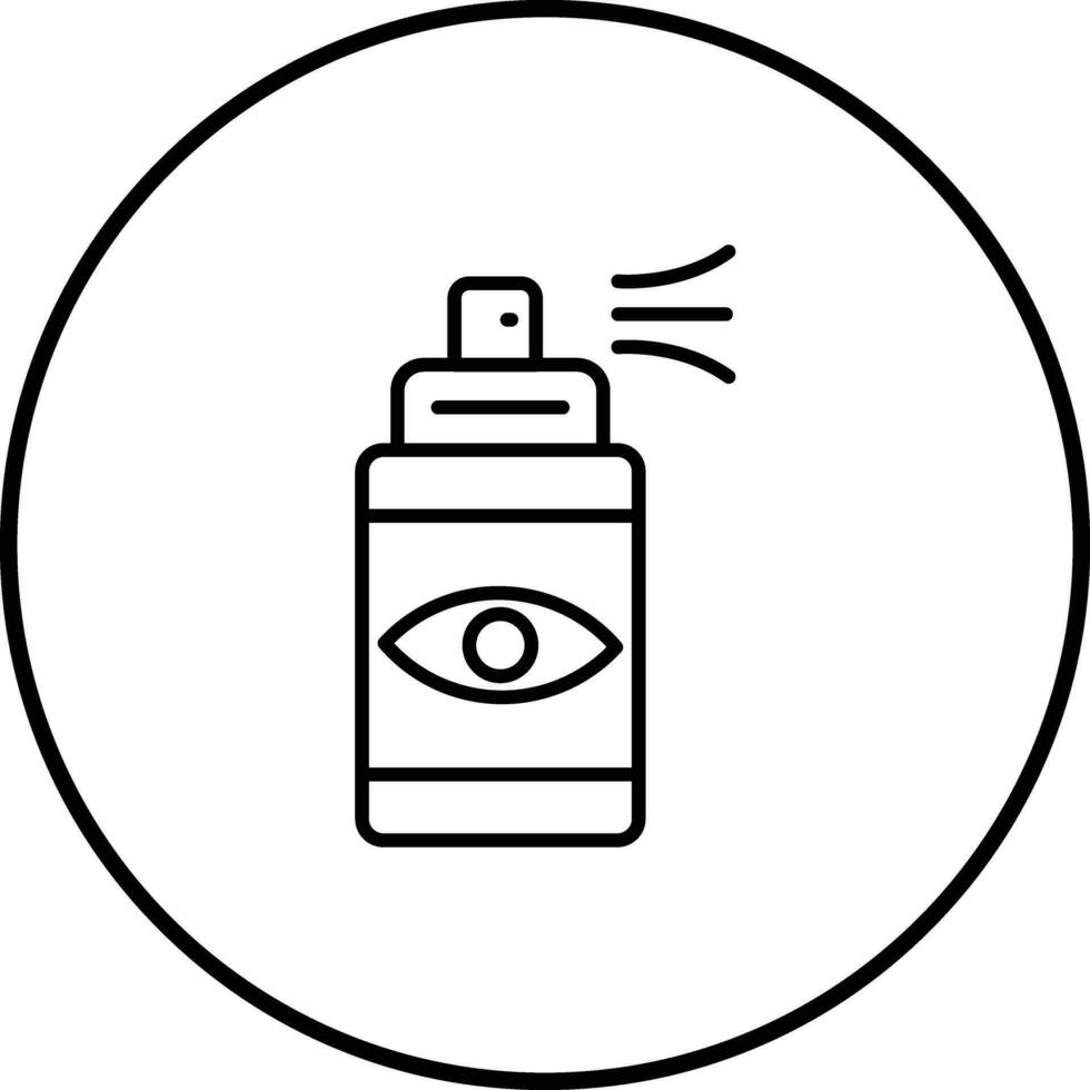 Tear Gas Vector Icon