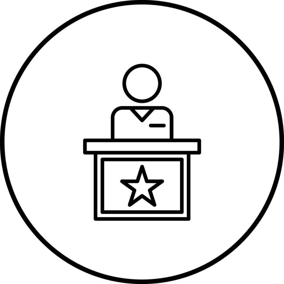 Witness Vector Icon