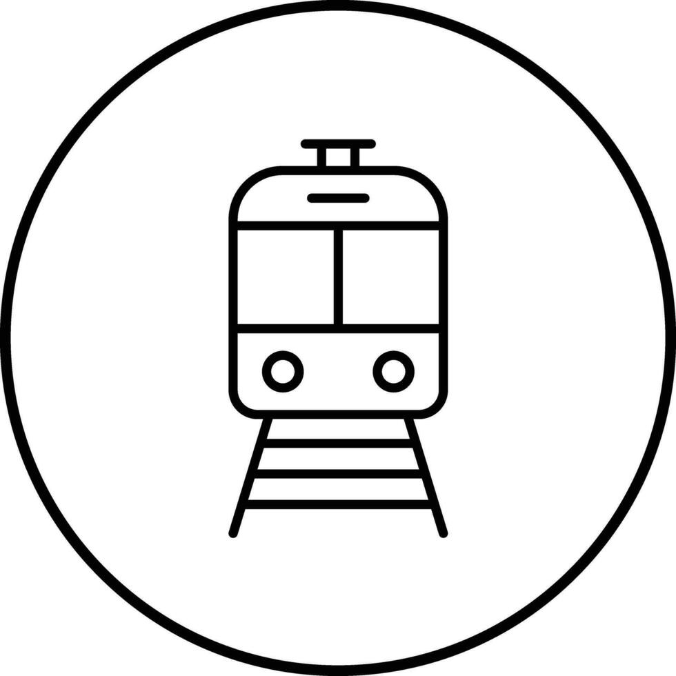 icono de vector de tren