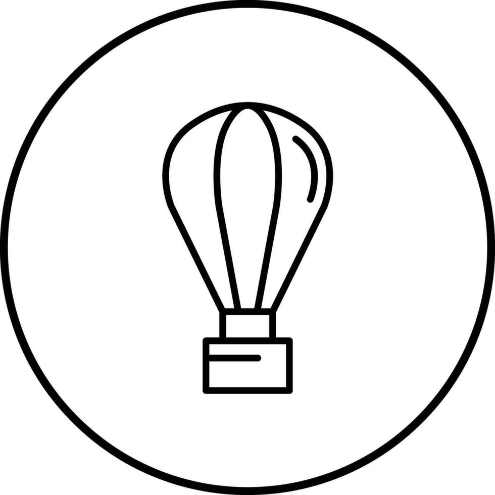 Hot Air Balloon Vector Icon