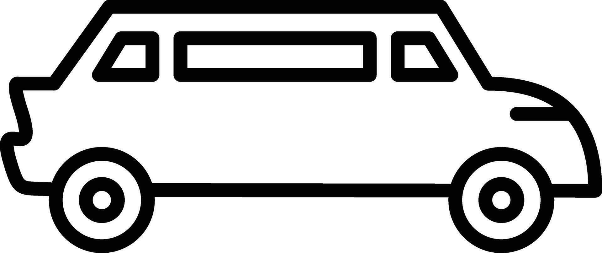 limusina vector icono
