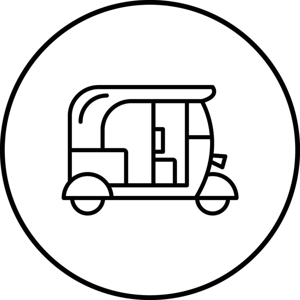 Tuk Tuk Vector Icon