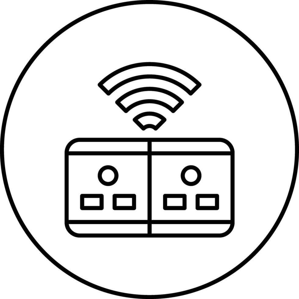 Smart Socket Vector Icon