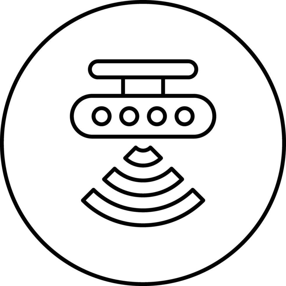 Motion Sensor Vector Icon