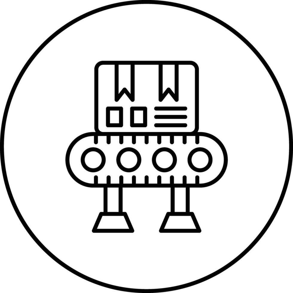 Conveyor Belt Vector Icon