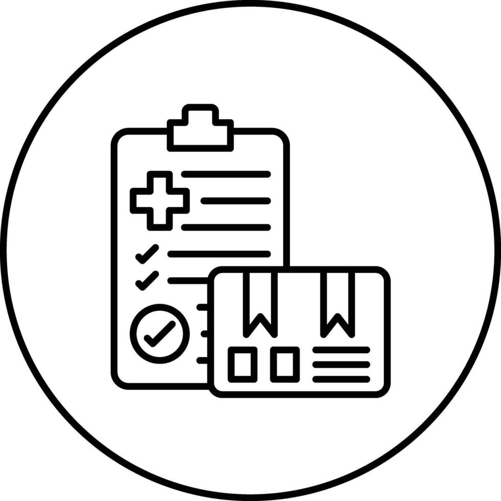 Parcels Checklist Vector Icon