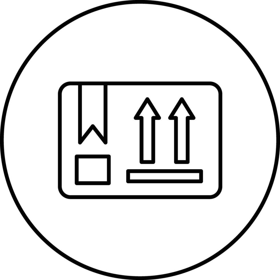 Package Side Up Vector Icon