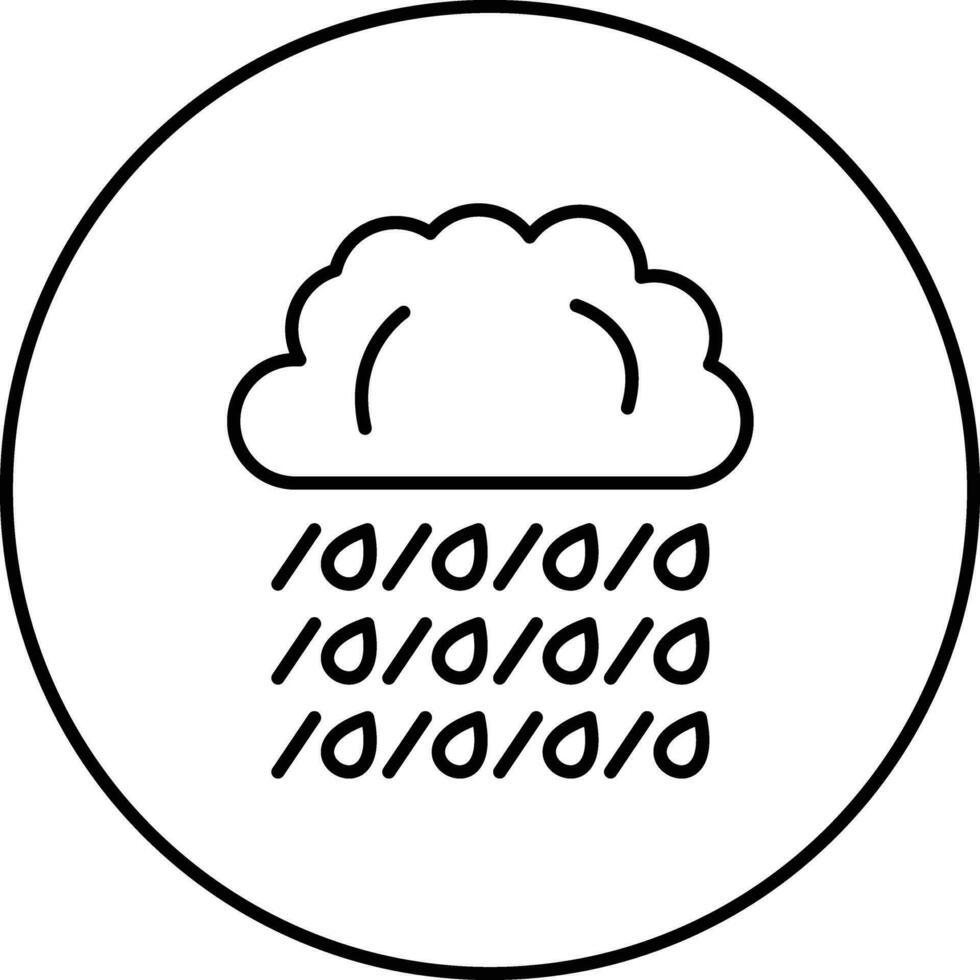 Rain Vector Icon