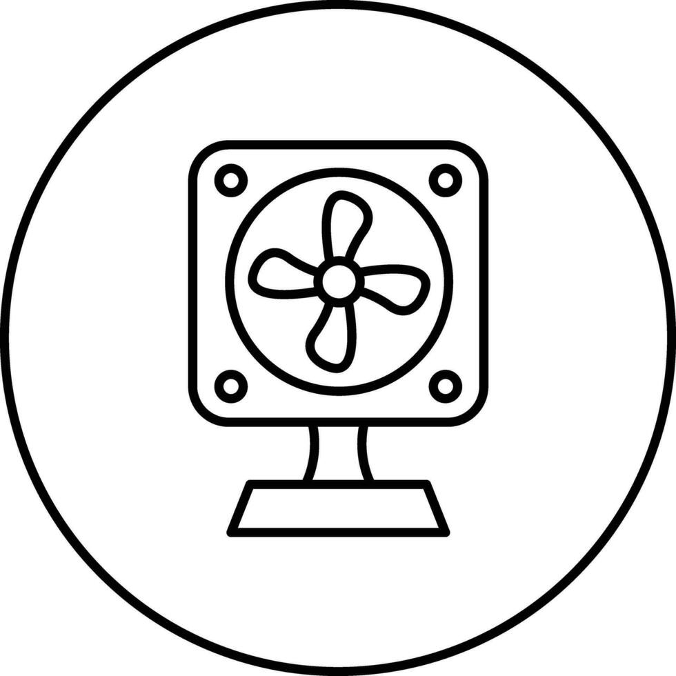 icono de vector de ventilador