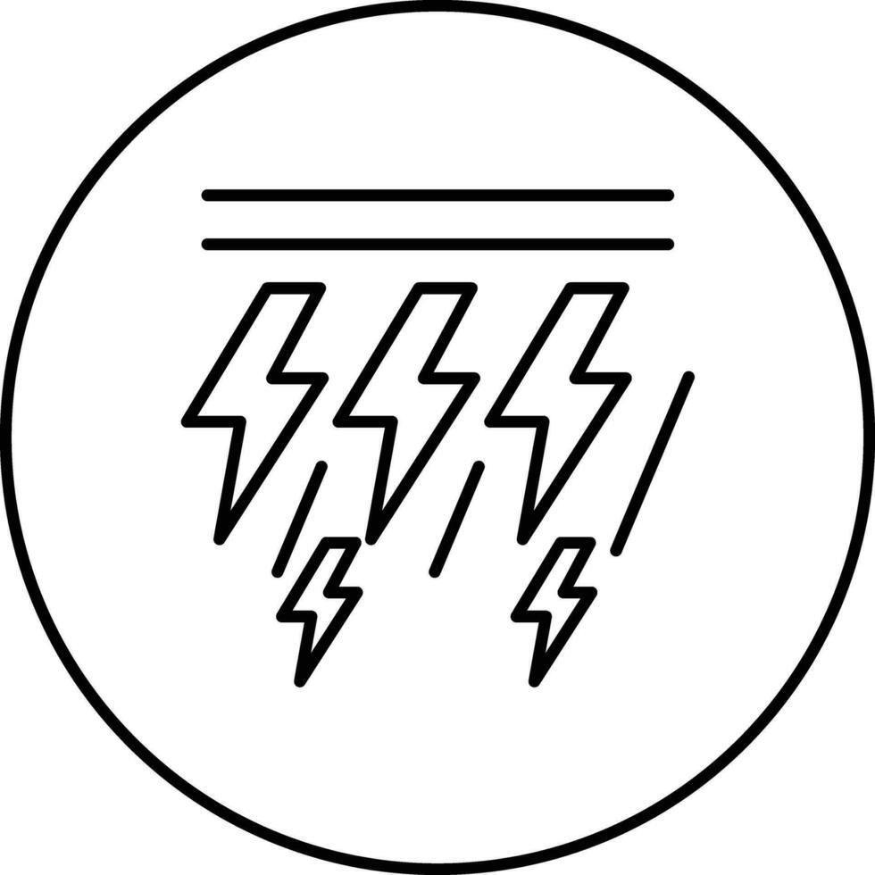 Lightning Vector Icon