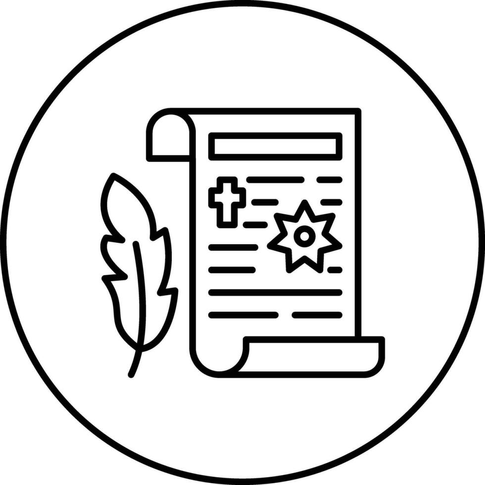 Last Will Vector Icon