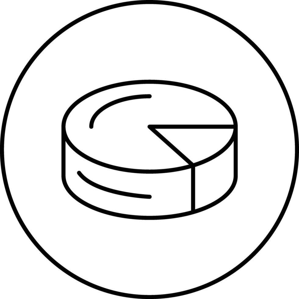 3D Pie Chart Vector Icon