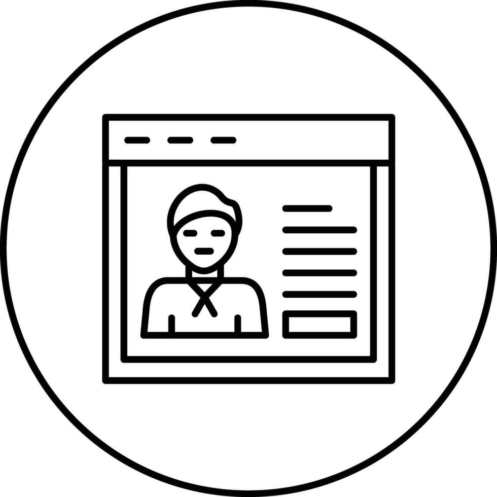 Profile Vector Icon